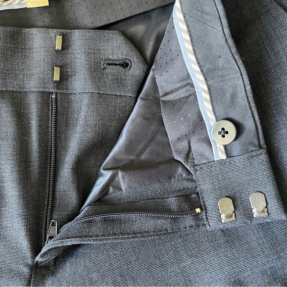 Banana Republic Navy Wool Martin Fit stretch pants size 2 - Picture 7 of 12